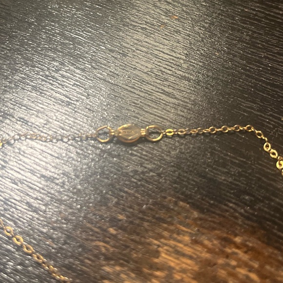 Malachite on 12K Gold or GF Chain - Very Old Carved Beautiful Pendant Necklace - Picture 5 of 9